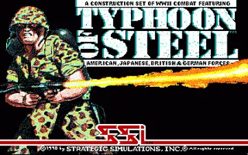 Typhoon of Steel screen shot title